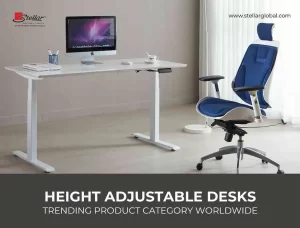 Height Adjustable Desks - Stellar Furniture - height adjustable 1