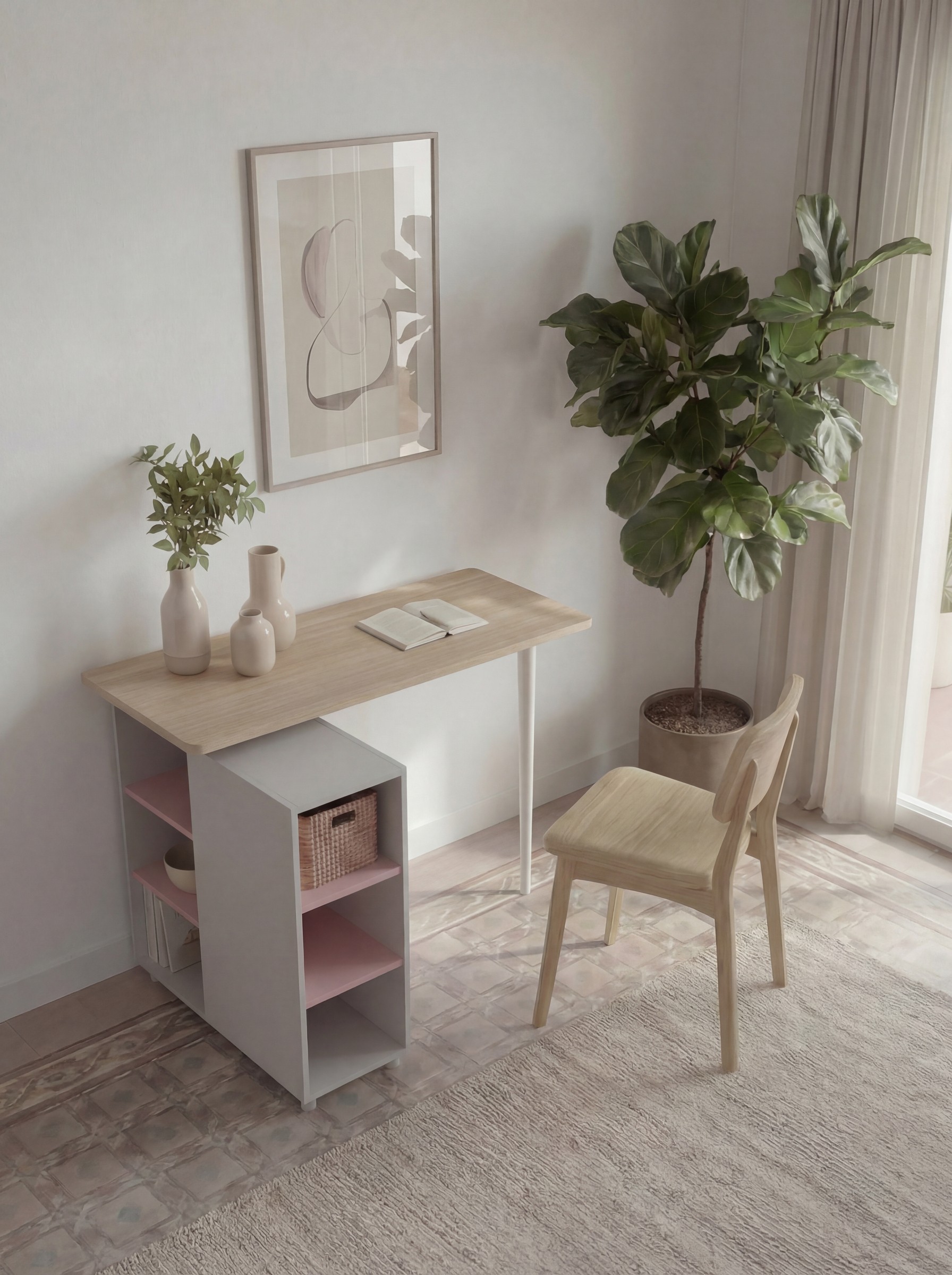home office desk manufacturer - Stellar Furniture - BAXON ESC01