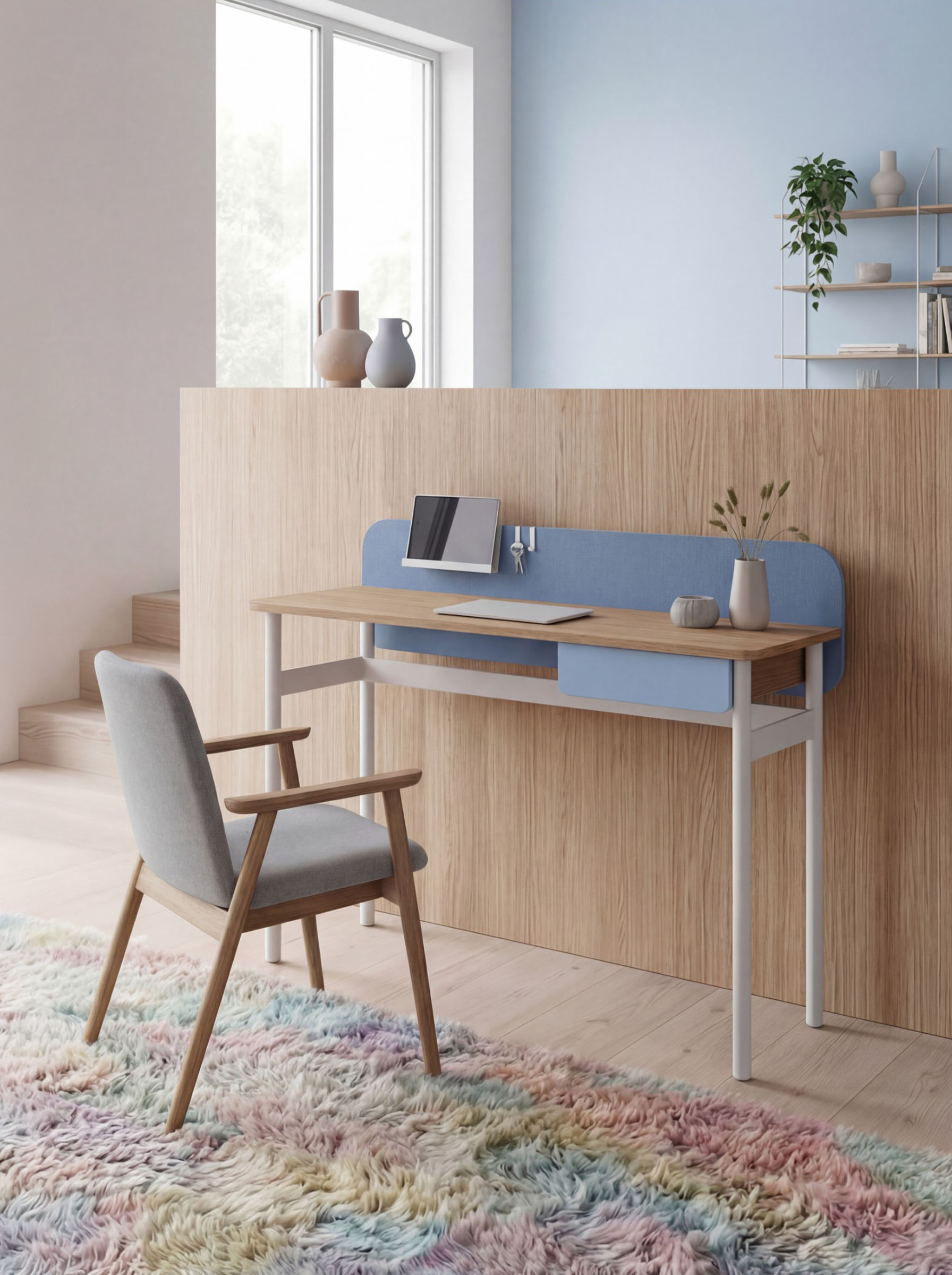 home office desk manufacturer - Stellar Furniture - CAROA ESC01