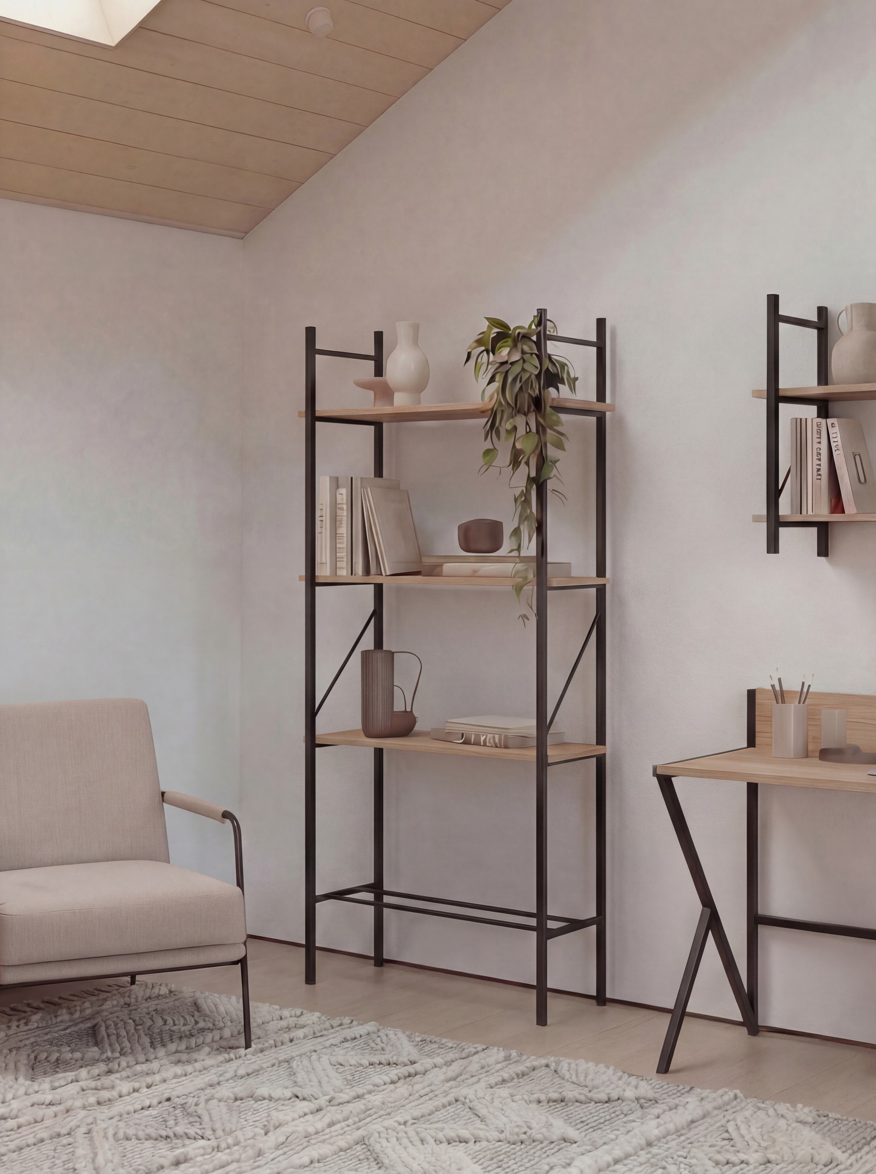 home office desk manufacturer - Stellar Furniture - VIANA ESC01 3