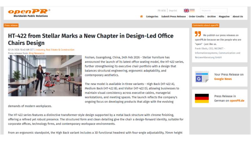 Media - Stellar Furniture - openPR