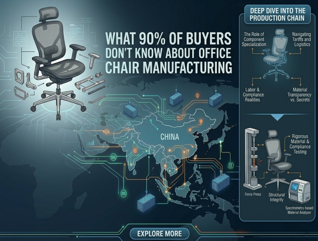What 90% Buyers Don’t Know About Office Chair Manufacturing in China