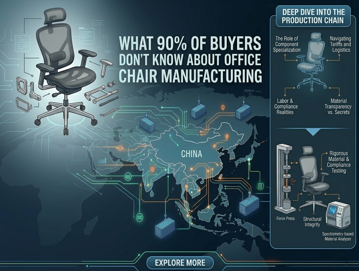 What 90% Buyers Don’t Know About Office Chair Manufacturing in China