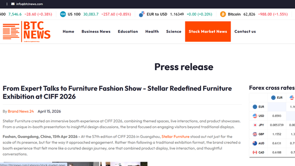 Media - Stellar Furniture - bts news april