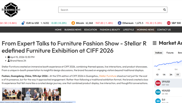 Media - Stellar Furniture - european post april