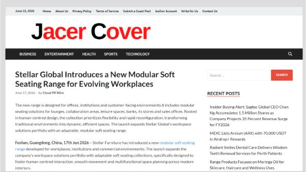 Media - Stellar Furniture - jacer cover