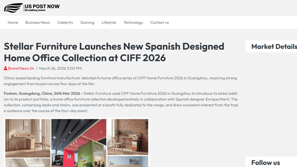 Media - Stellar Furniture - uppostnow march