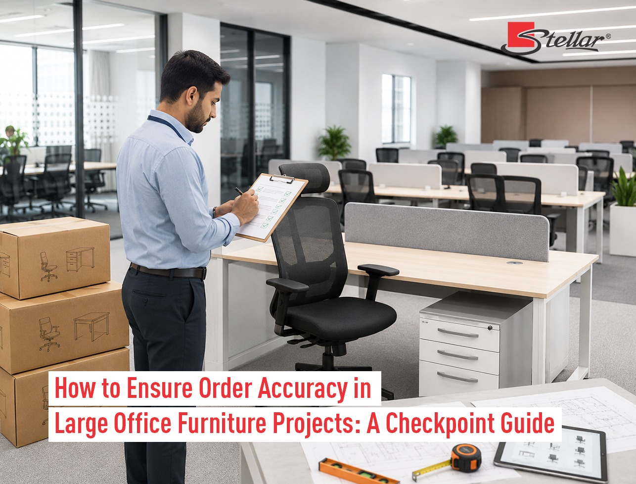How to Ensure Order Accuracy in Large Office Furniture Projects: A Checkpoint Guide