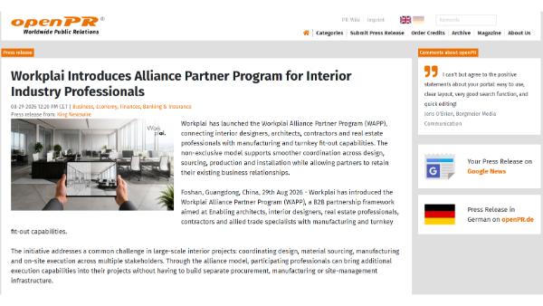 Media - Stellar Furniture - open pr aug