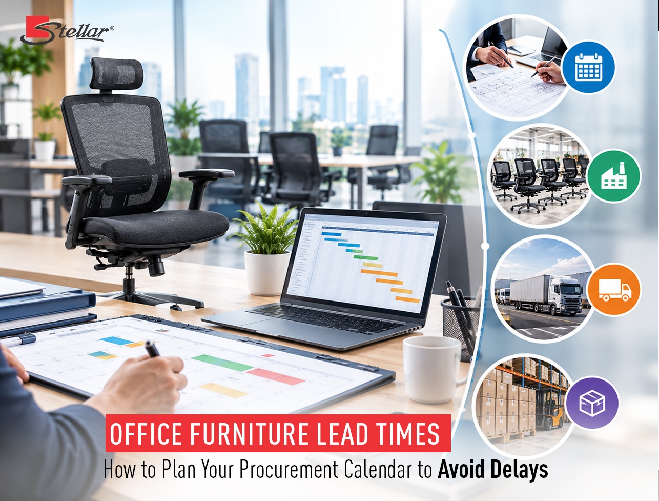 Office Furniture Lead Times: How to Plan Your Procurement Calendar to Avoid Delays